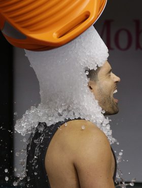 Chris Fernandez, David DeJesus, ALS Ice Bucket Challenge